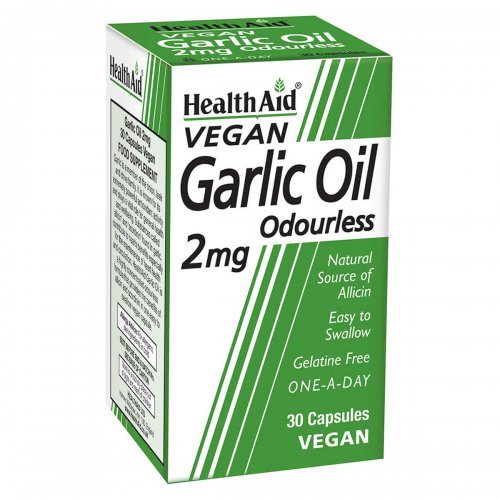 Health Aid Garlic Oil 2mg 30 κάψουλες